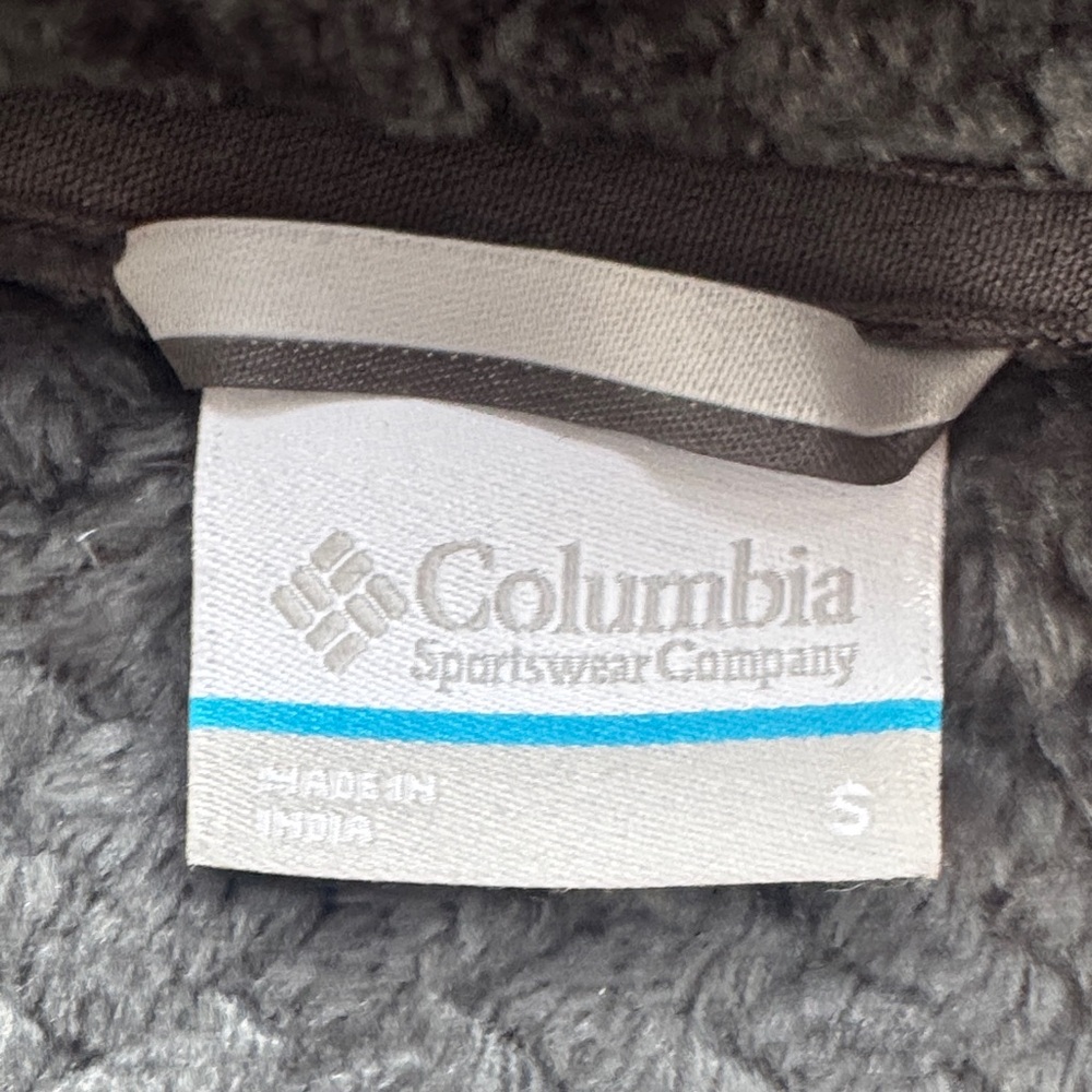 Columbia Charcoal Textured Fleece Jacket - Picture 2 of 4